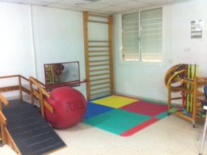 Imagen de la Sala de Terapia II. Zona de Rehabilitación Infantil